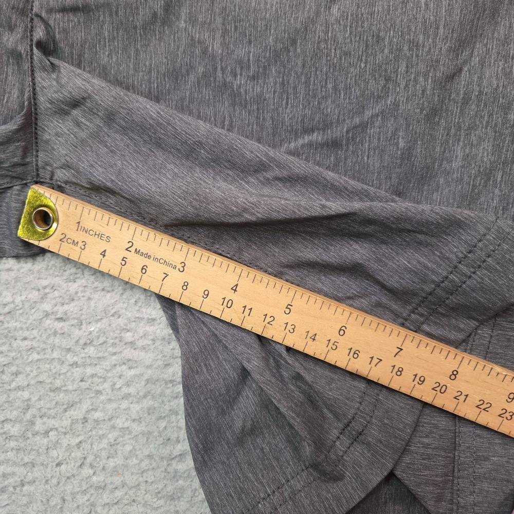 Eddie Bauer Horizon Shorts Womens 12 Gray Hiking Outdoor Stretch Packable Travex - Picture 13 of 14
